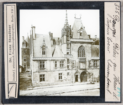 Vorschaubild Bourges: Palais de Jacques Coeur, Aussenansicht (Stoedtner-Nr. 825) 